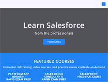 Tablet Screenshot of learnsfdc.com